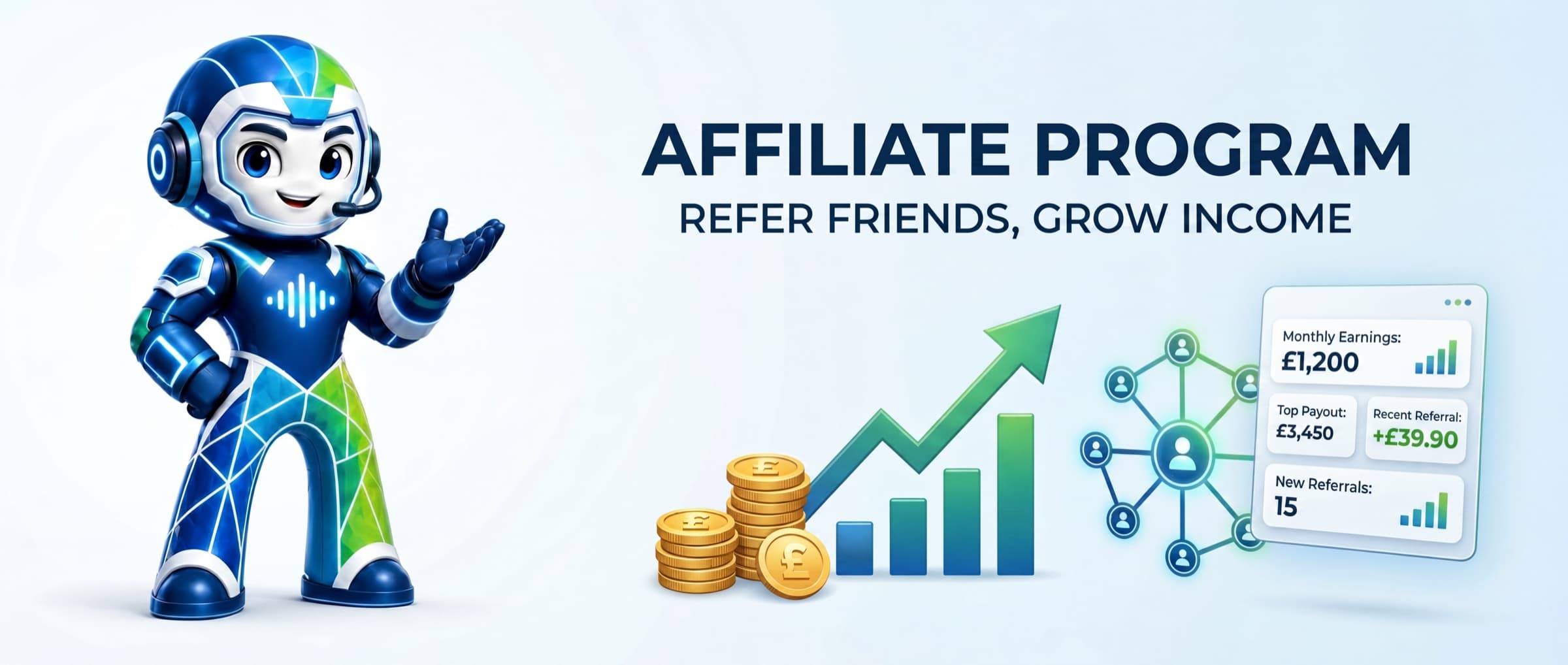 Bridge Voice Affiliate Program, refer friends and grow income